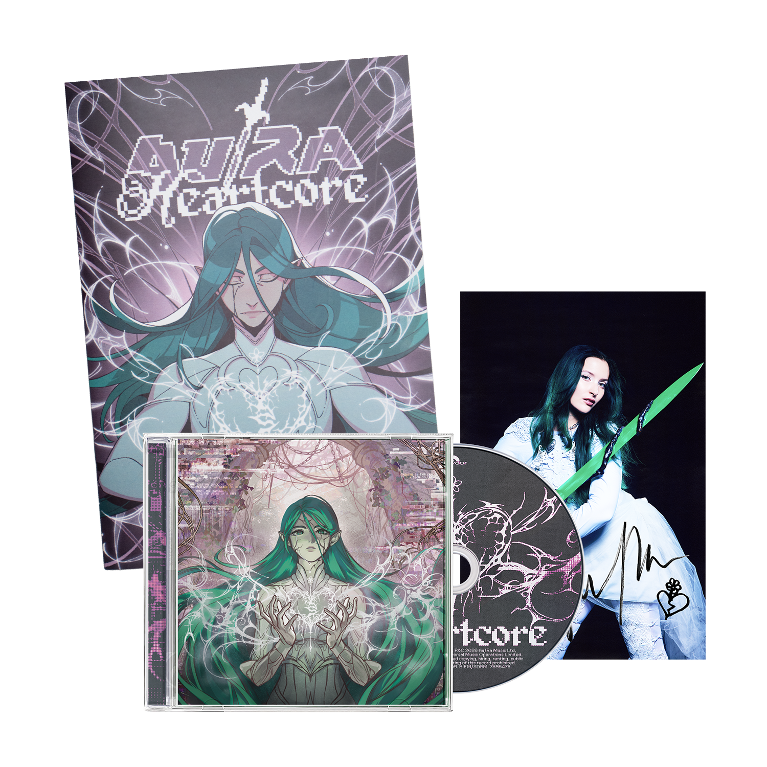 Heartcore Comic + CD + Signed Print